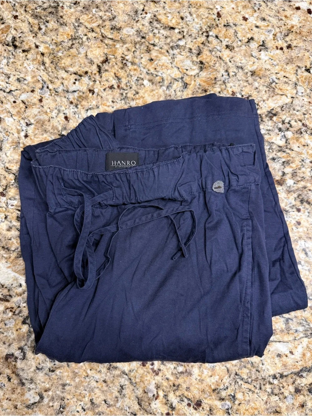 Men’s HANRO 5436 Night & Day Dark Blue Pants size Small